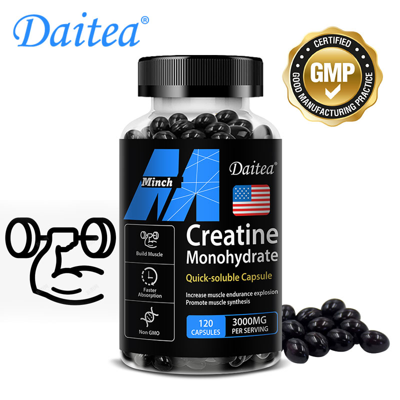 Creatine Monohydrate Powder - 크레아틴 모노하이드레이트 3,000mg - 에너지와 지구력