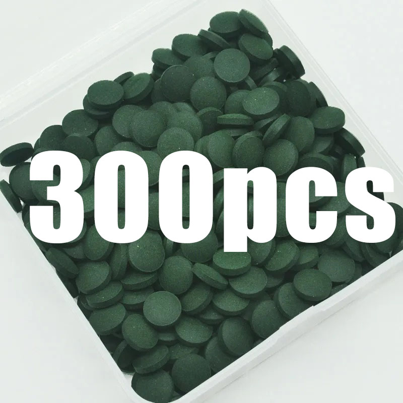 Spirulina Tablet Organic - 50-300개 고순도 스피룰리나 정제 나선형 해조류