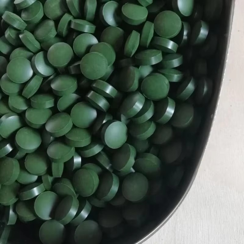 Spirulina Tablet Organic - 100-3000개 고순도 스피룰리나 정제 나선형 해조류