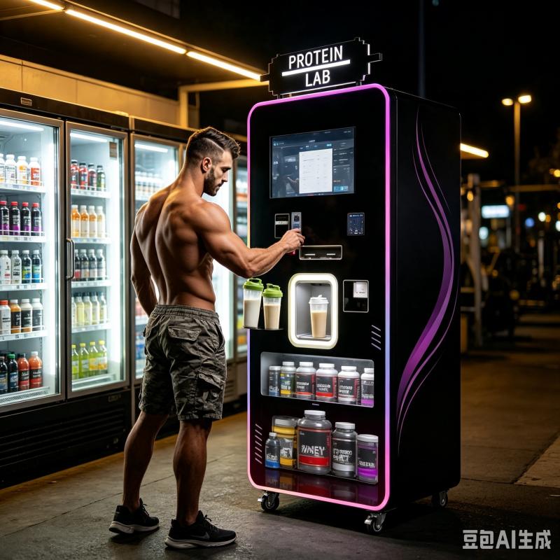 Nutrition Fitness Gym - 단백질 쉐이크 자판기 맞춤형 스마트 영양
