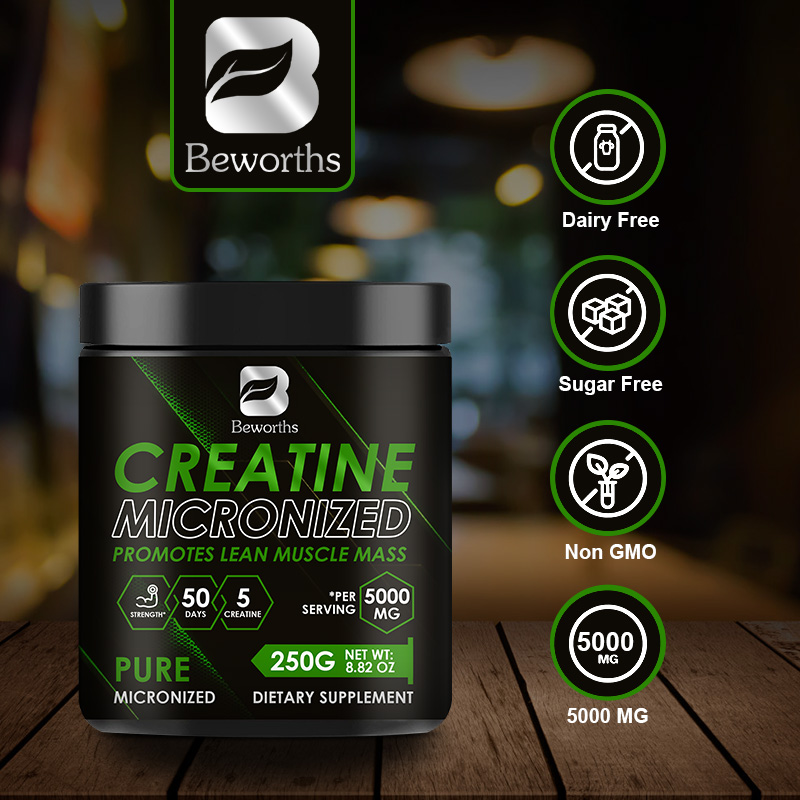Creatine Monohydrate Powder - 비워스 250g 크레아틴 모노하이드레이트 파우더, 운동