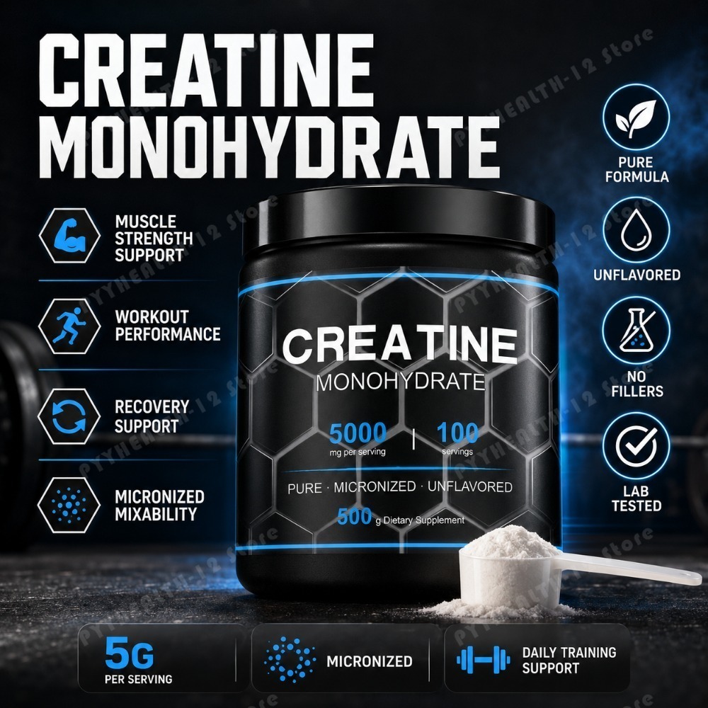 Creatine Monohydrate Powder - 너처노바 미크론화 크레아틴 모노하이드레이트 파우더 500g