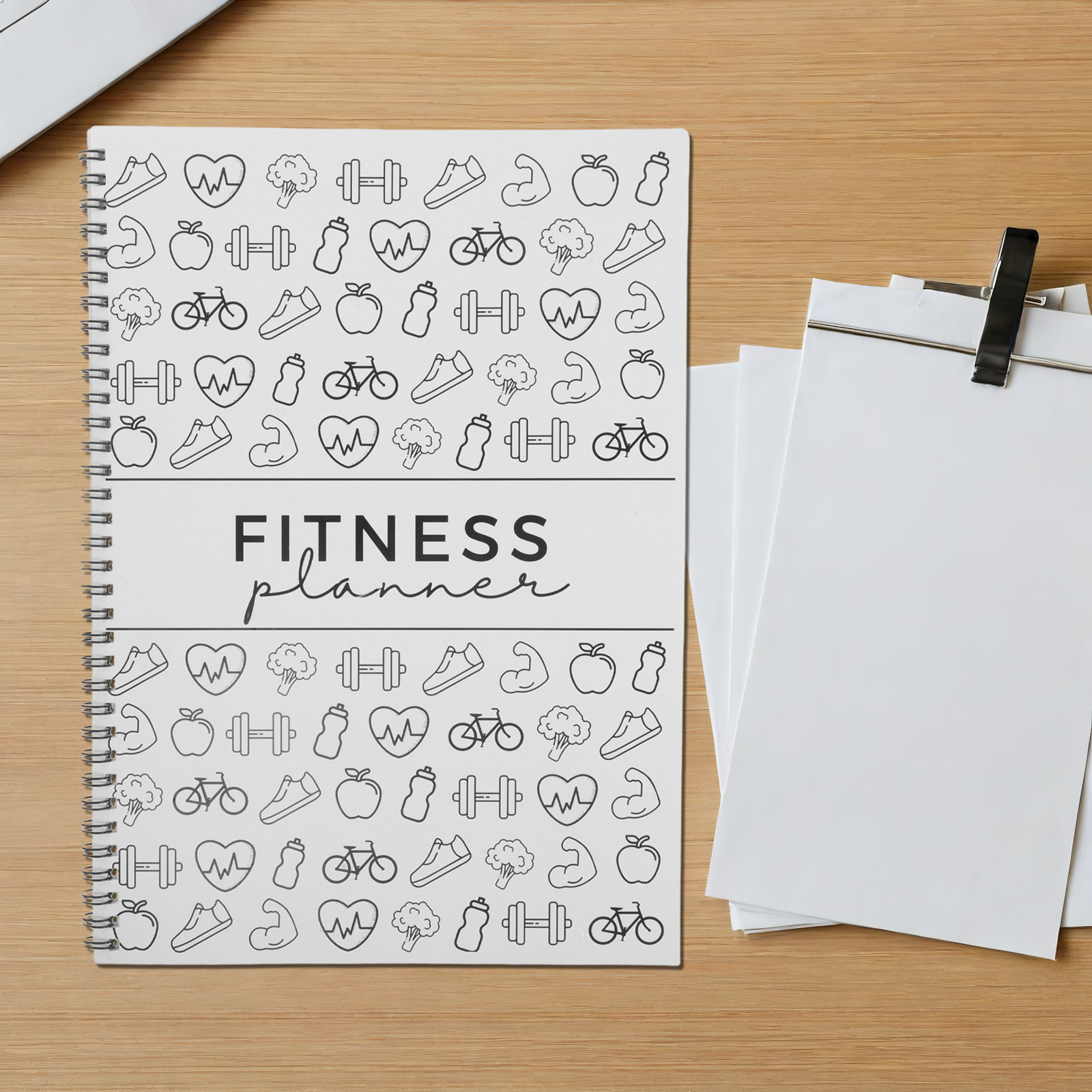 프리미엄 피트니스 계획 노트: 목표 설정 템플릿, 진행 - Nutrition Fitness Gym 리뷰 및 가격