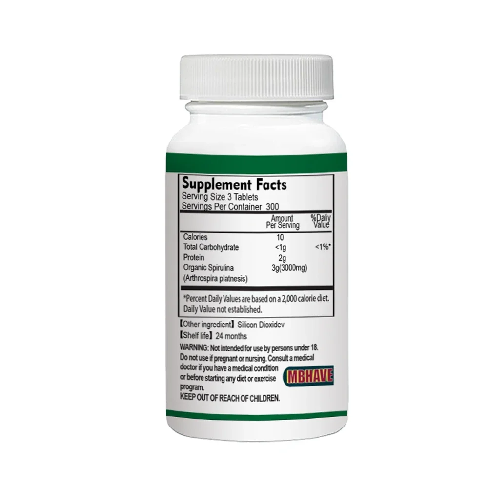 천연 오염 유기농 스피루리나, 250mg, 총 250P - Spirulina Tablet Organic 리뷰 및 가격