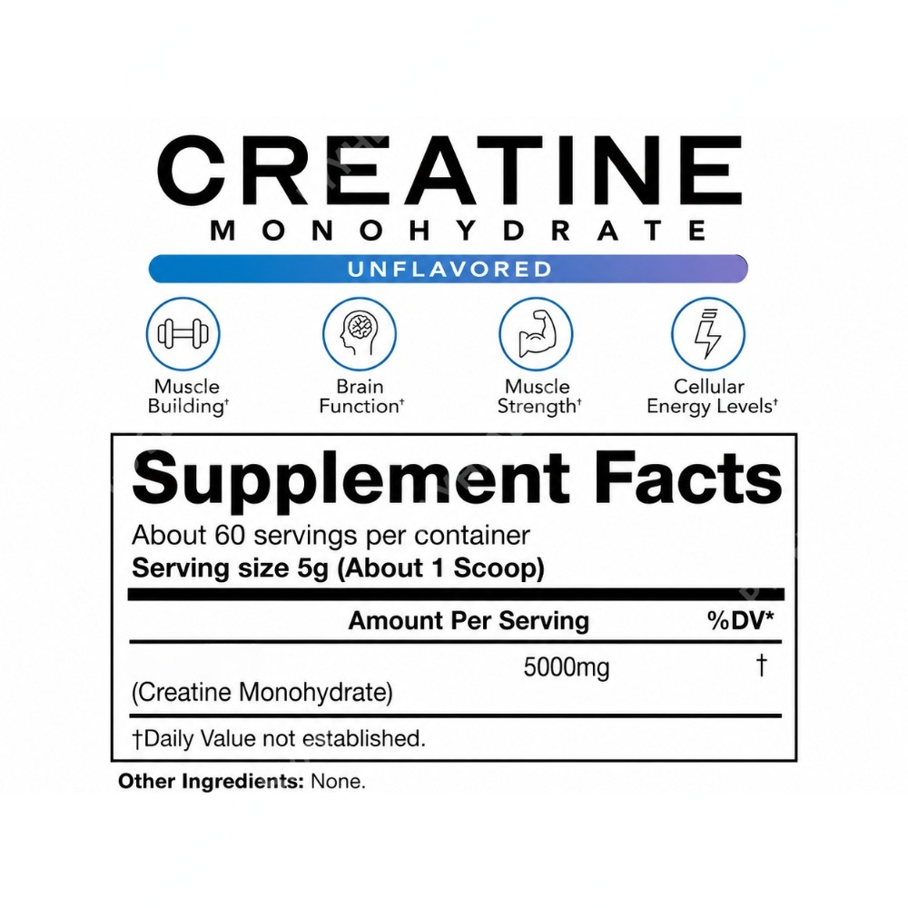 크레아틴 모노하이드레이트 파우더 5000mg 60회분  - Creatine Monohydrate Powder 리뷰 및 가격
